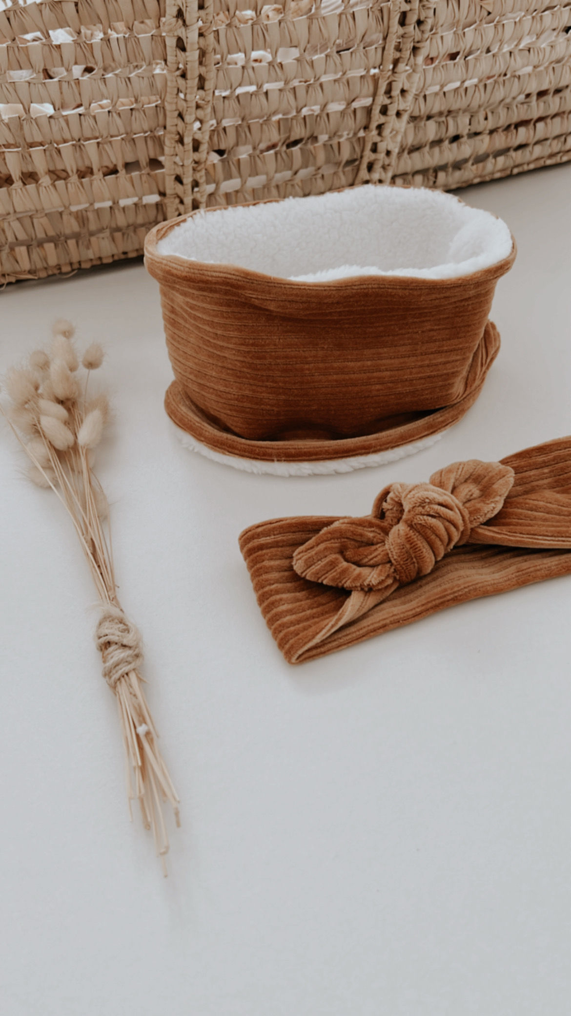 Tour de cou / snood polaire "Velours côtelé " (coloris au choix )