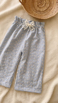 Thumbnail: Pantalon large bébé/enfant coton gaufré «Léon»