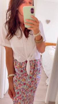 Thumbnail: Jupe Femme gaze de coton bio « Alexie»