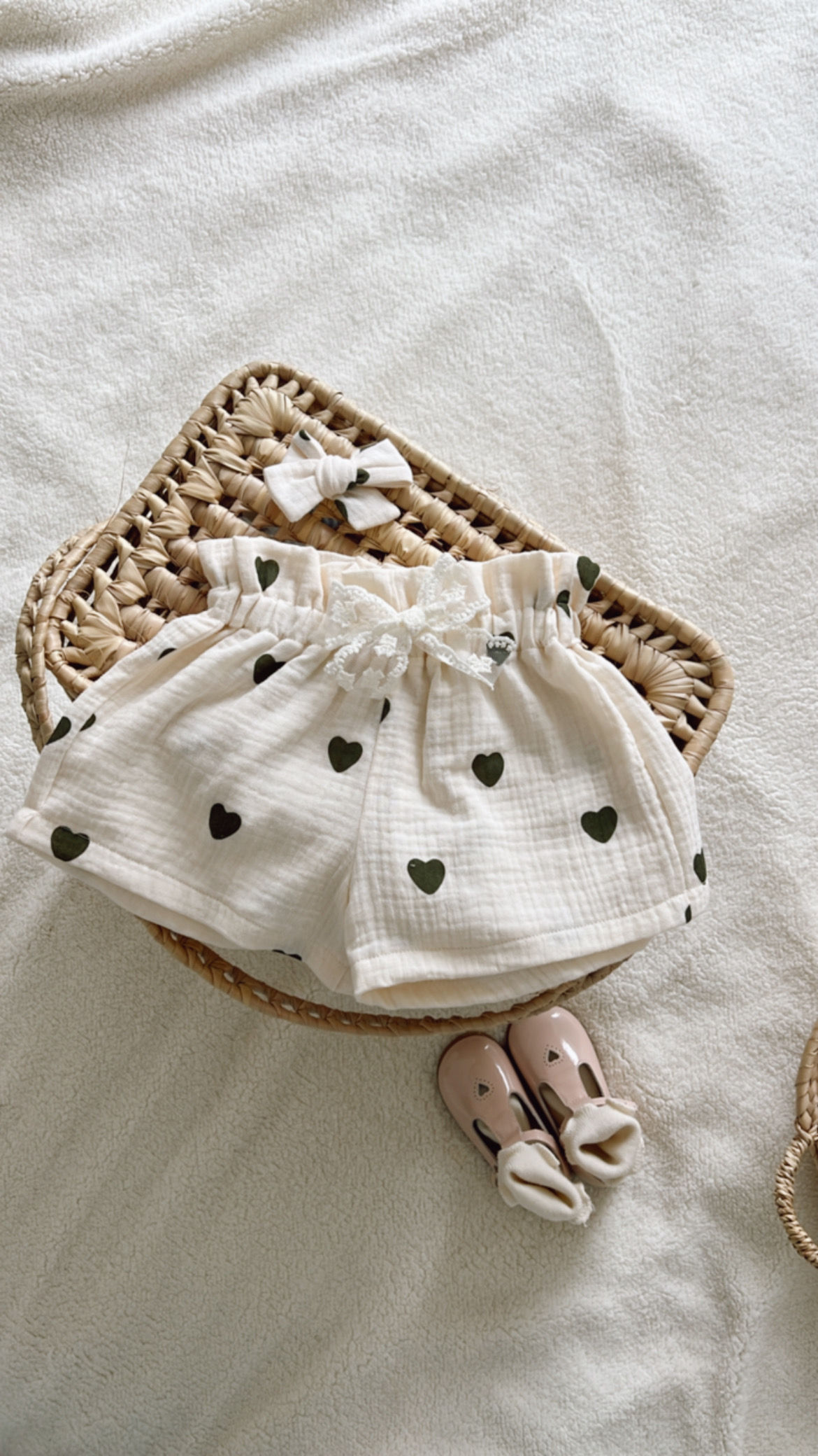 Short bébé/enfant double gaze « Maria »