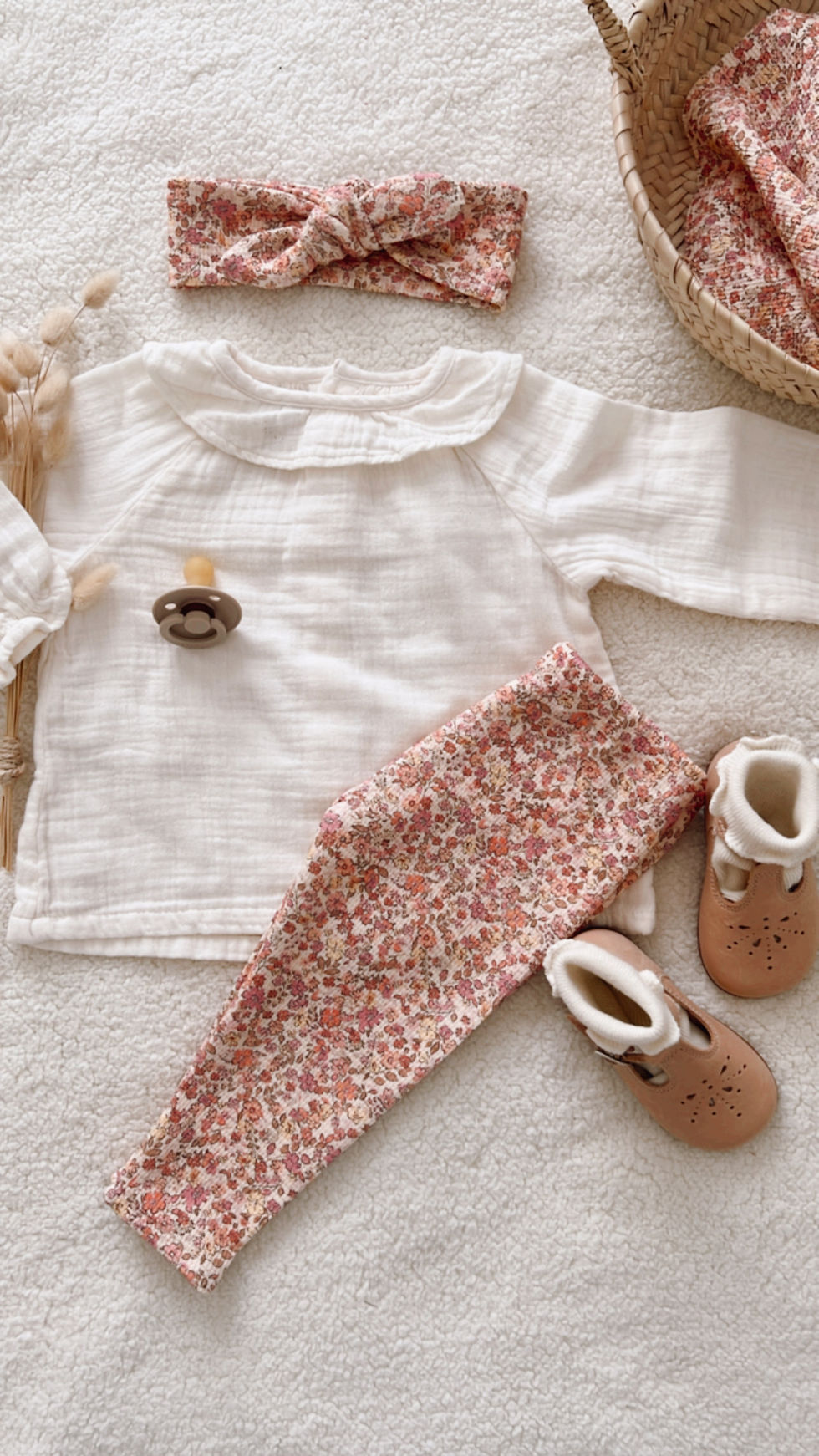 Legging bébé/enfant jersey gaufré "Emilia"