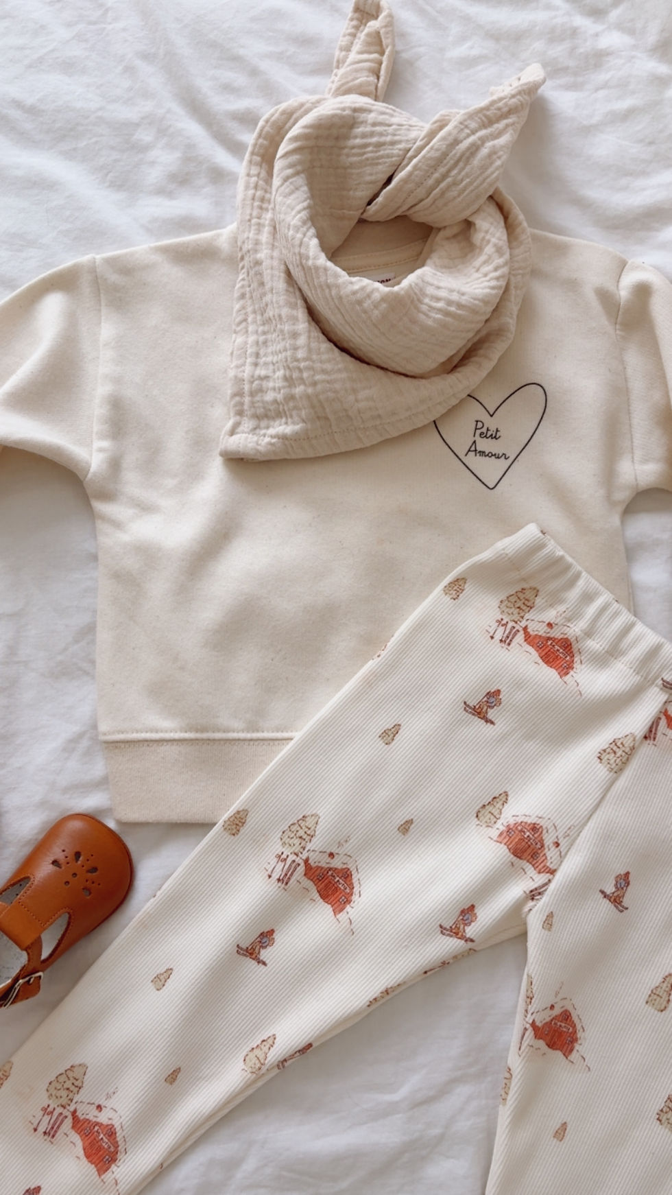 Thumbnail: Legging bébé/enfant jersey fines côtes "Harold " 🎄