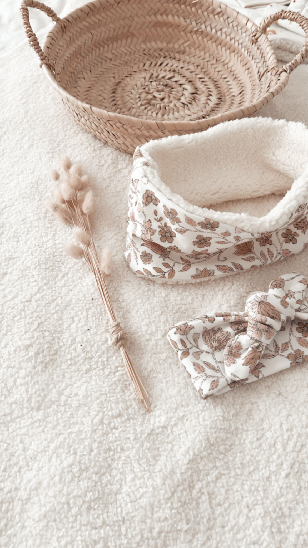 Tour de cou / snood polaire "Madras"