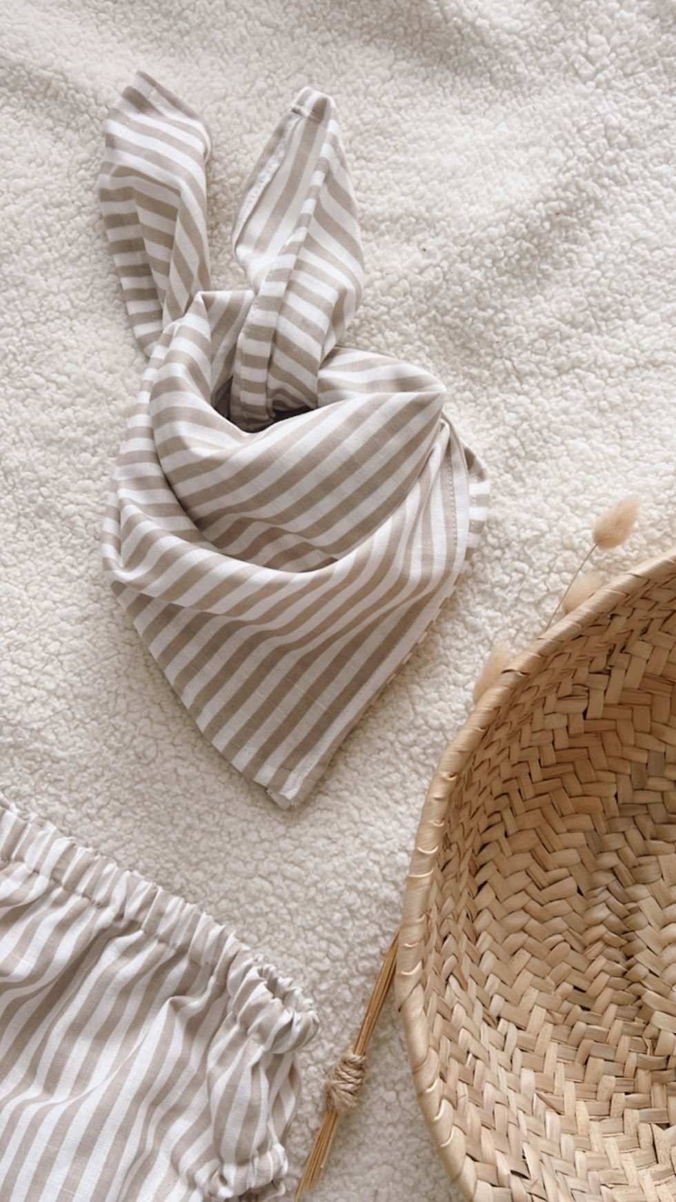 Thumbnail: Foulard/chèche lin/coton "Achille"