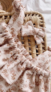 Thumbnail: Robe à bretelles double gaze de coton "Mona"