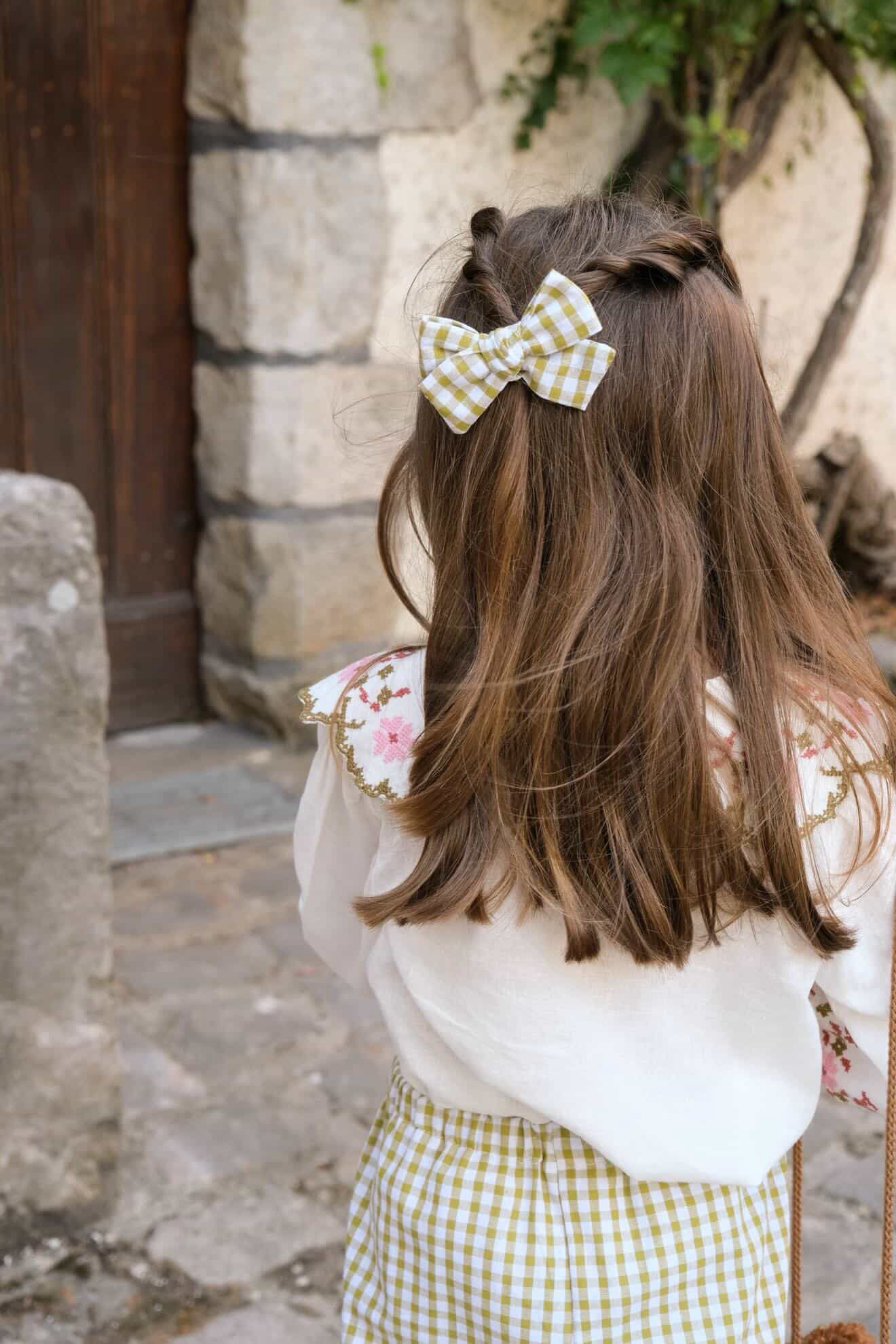 Barrette bébé/fille noeud «Lily »