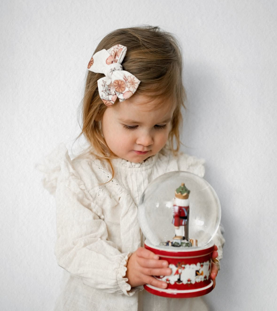 Barrette bébé/fille noeud  «Josephine »