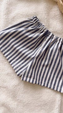 Thumbnail: Short bébé/enfant coton chiné « Balthazar » modèle à rayures 
