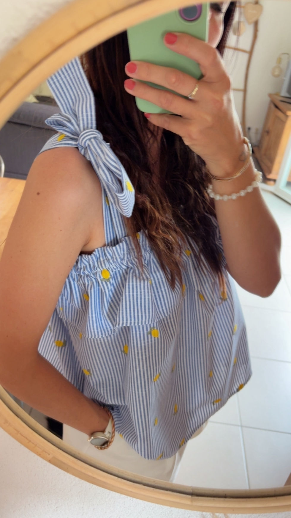 Miniature : Blouse à bretelles femme  « Clara»