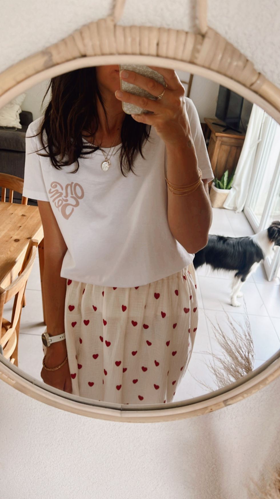 Miniature : Jupe Femme double gaze de coton "Lena "