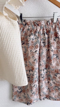 Thumbnail: Blouse manches courtes coton nid d’abeille  Madeleine  "Écru"