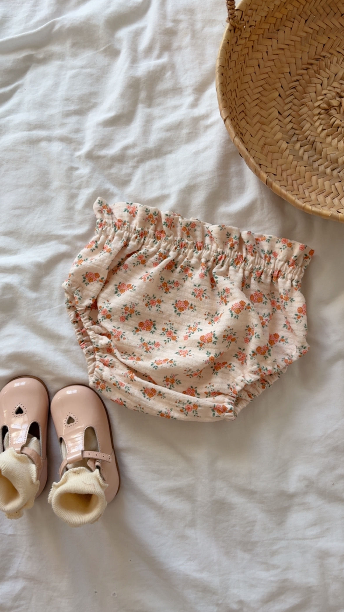 Bloomer seersucker/coton «Victorine»