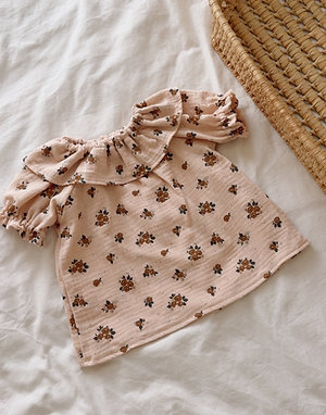  Blouse manches ballons « Eleonore » 