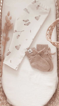 Miniature : Chaussettes laine Mérinos "Sable"