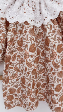 Miniature : Robe bébé/fille manches longues double gaze de coton "Jona"