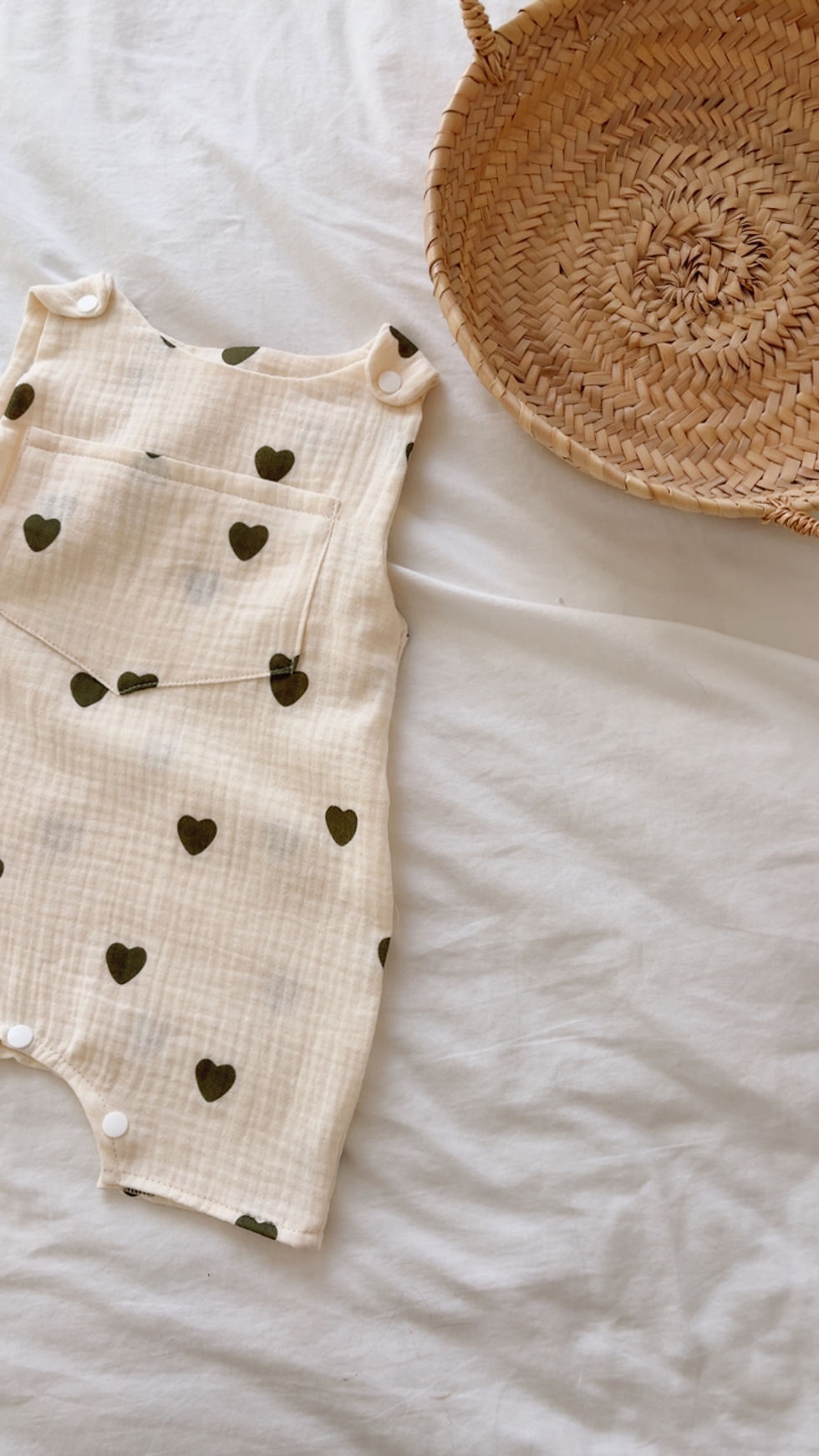 Thumbnail:  Combishort bébé/enfant double gaze de  coton «Maria»