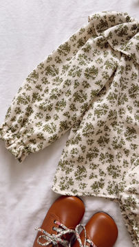 Thumbnail: Blouse  manches longues double gaze  Apolline 