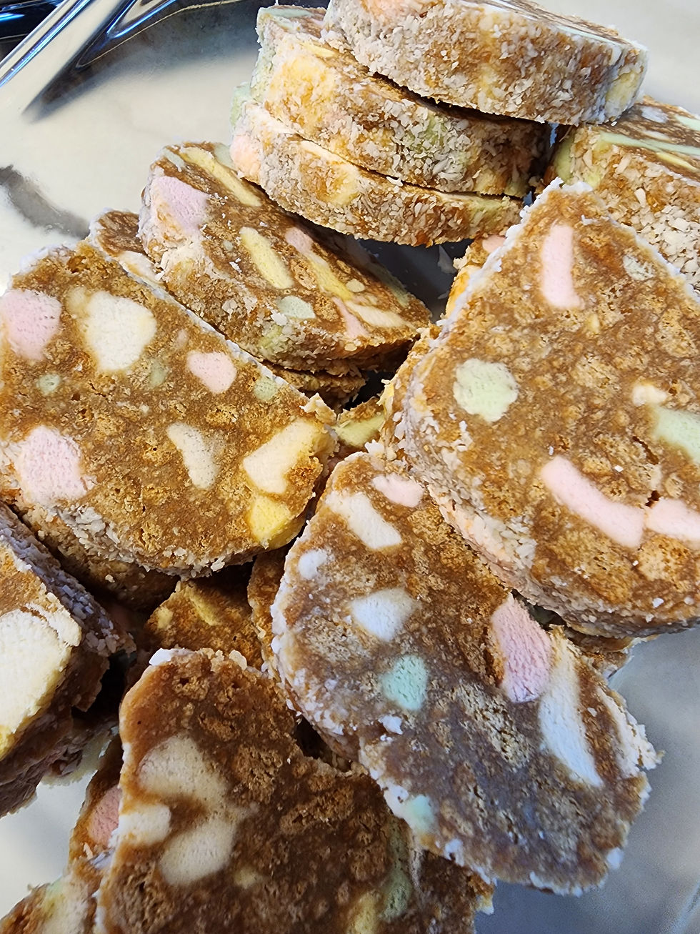 Sliced lollycake