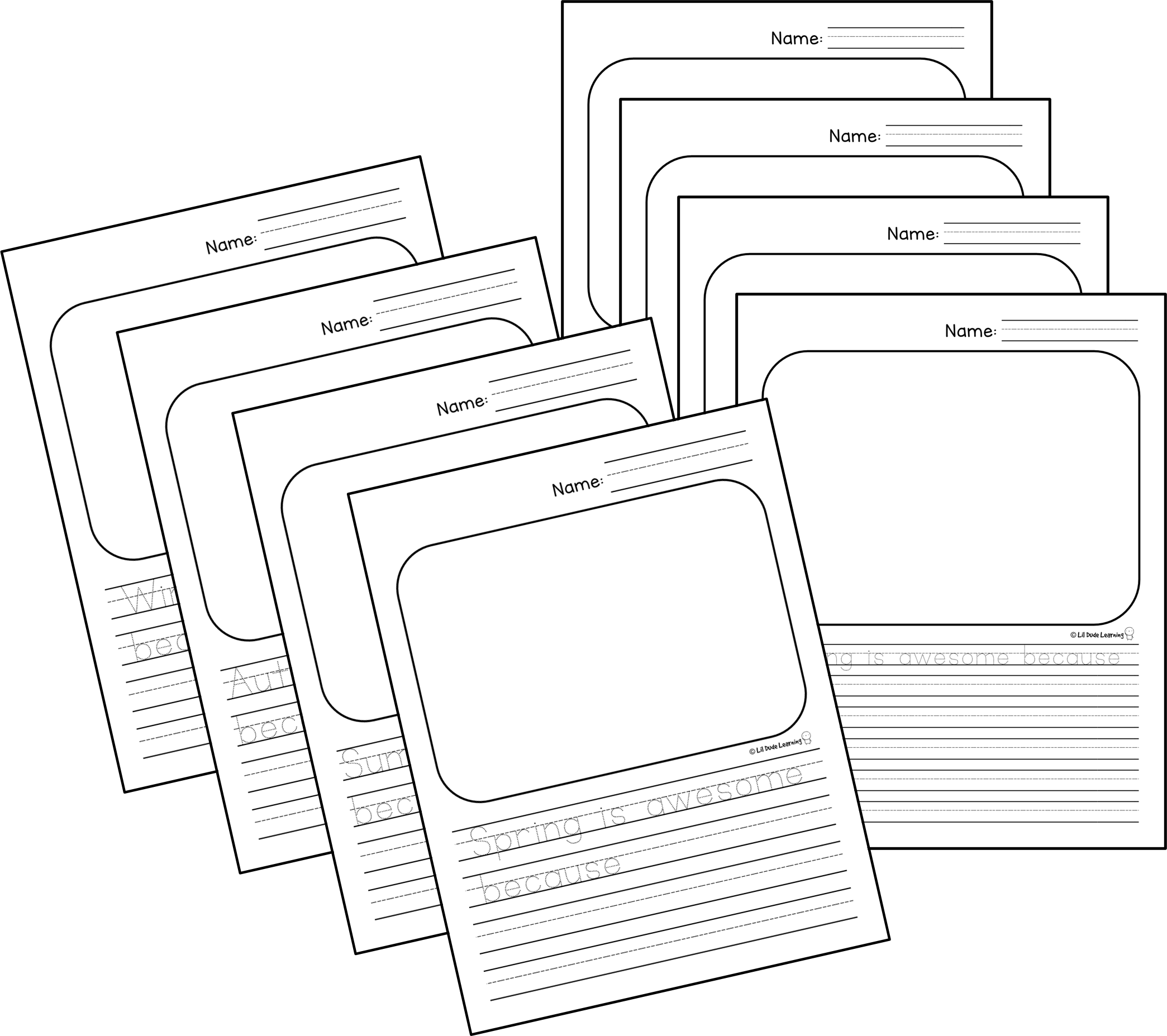 Seasons are Awesome Printables