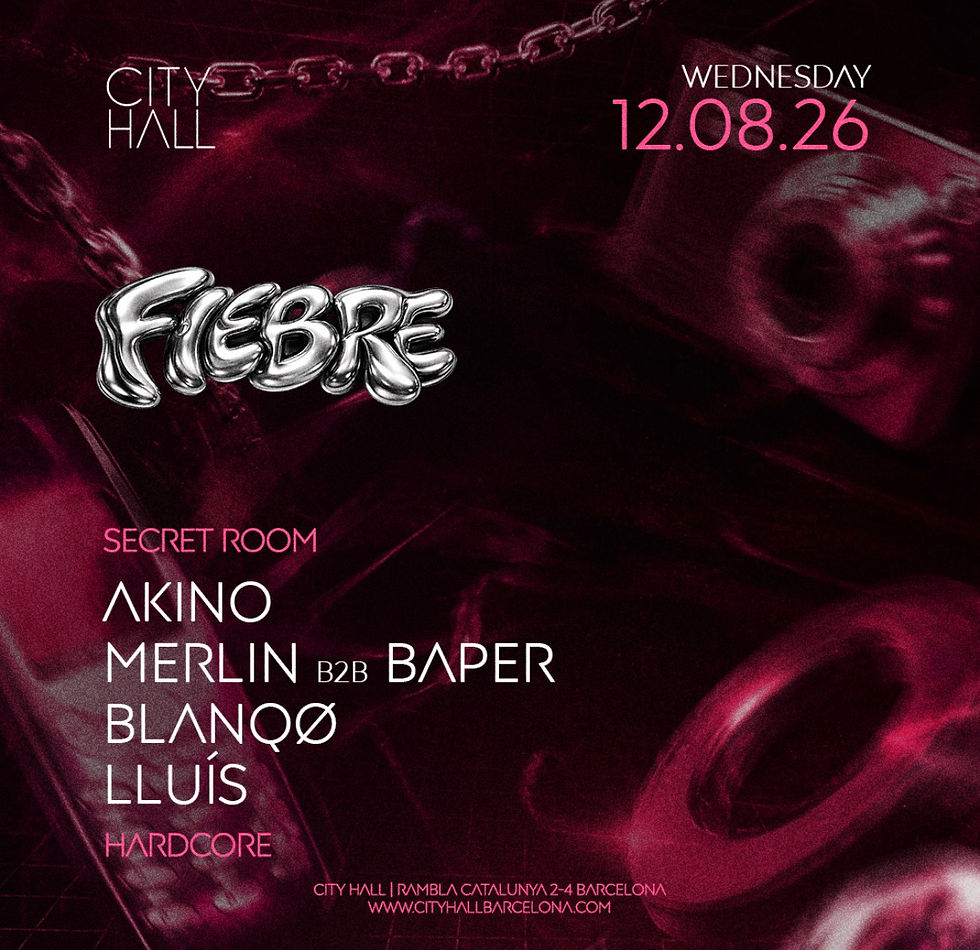 City Hall pres. FIEBRE at SECRET ROOM II HARDCORE II DOWNLOAD YOUR FREE PASS
