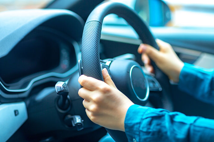 運転中の手元