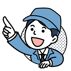 指さす作業員