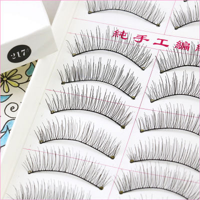 Miniatura: 手工假睫毛217棉線梗超自然逼真裸妝濃密仿真眼睫毛精品