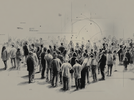 A large group of people
