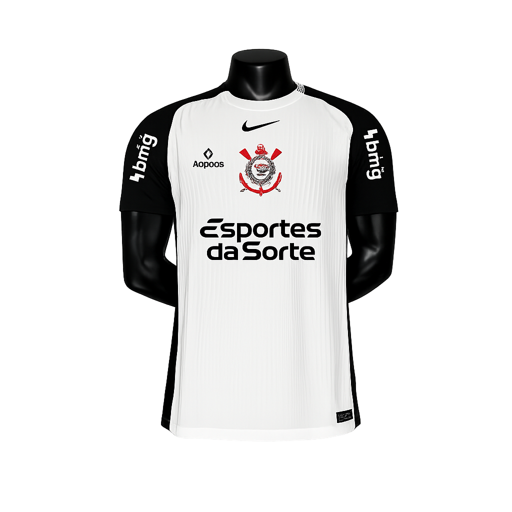 Camisa Corinthians 2025/26 oficial Home mod. jogador ( sem número)