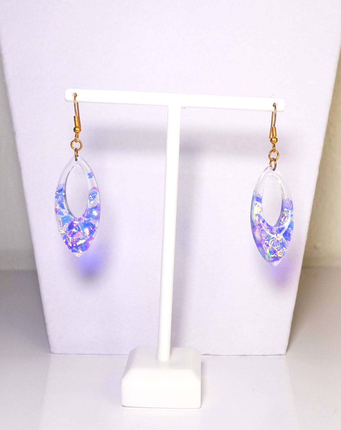 ✨ Violet Glow Earrings