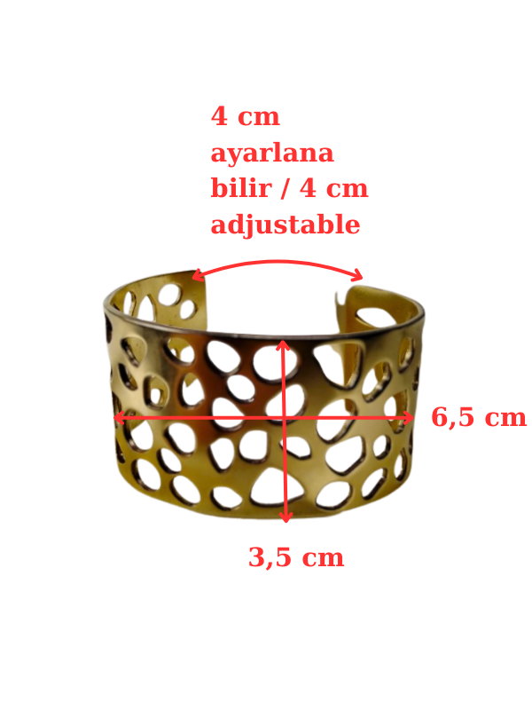 Küçük resim: Geometrik desen el işi bileklik