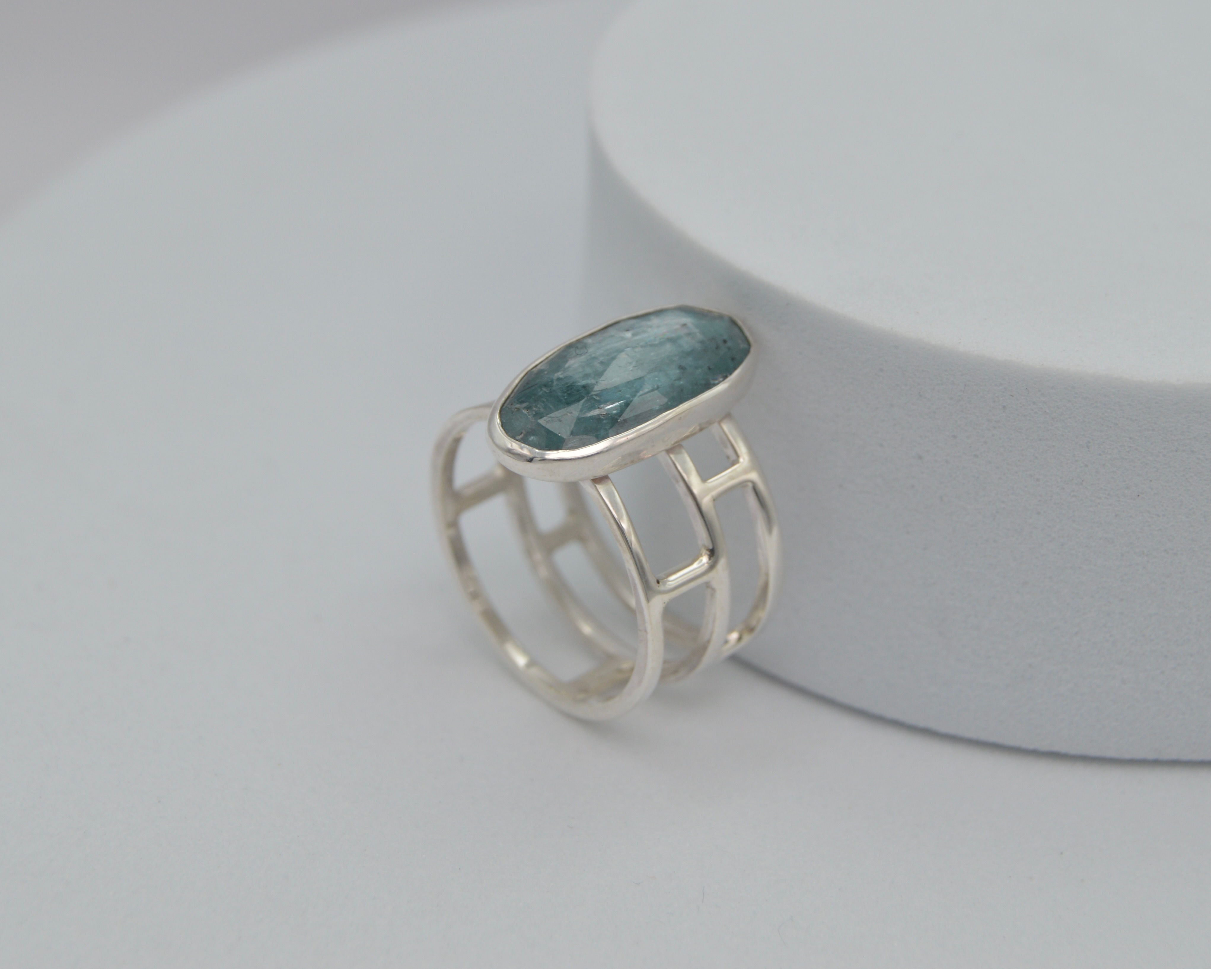 Kyanite Structure Ring