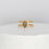 Thumbnail: salt and pepper rose cut shield shape gold ring