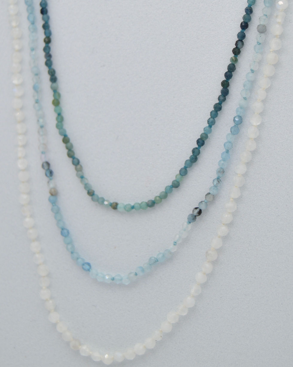 Thumbnail: Delicate Blue Tourmaline Necklace