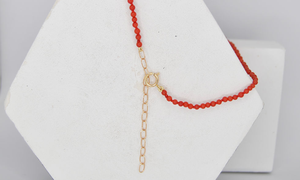 Thumbnail: Bamboo Coral Necklace