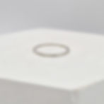 Delicate thin sterling silver ring stacking band