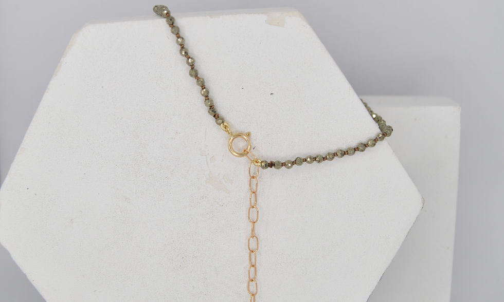 Thumbnail: Dainty Pyrite Necklace