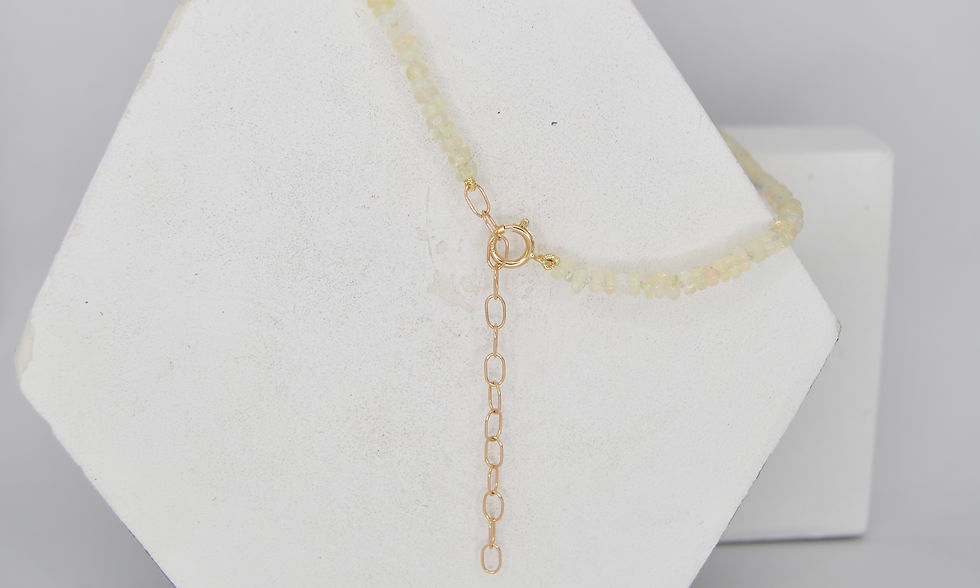 Thumbnail: Natural Opal Necklace