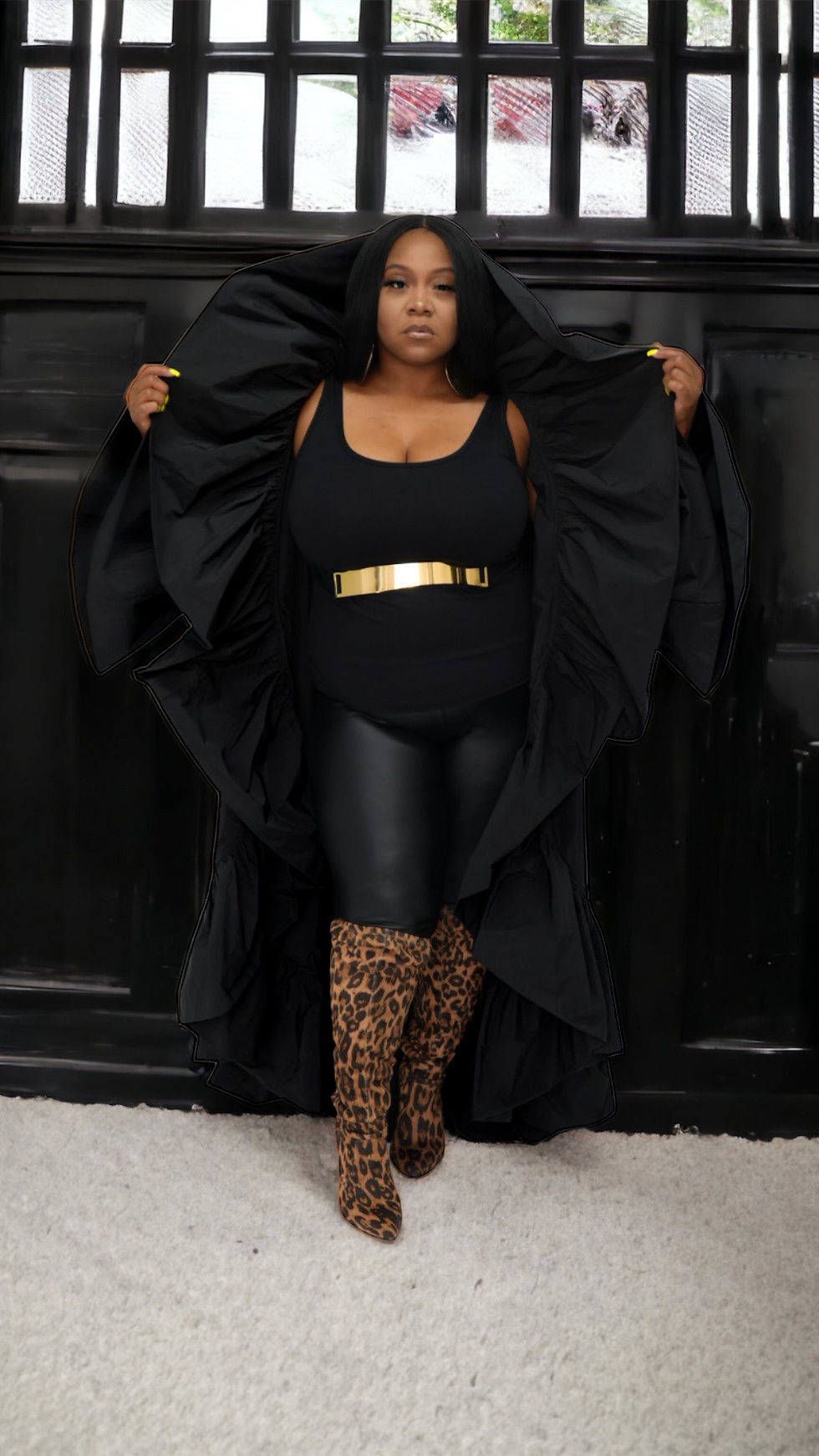 Thumbnail: Ruffle Over Coat 