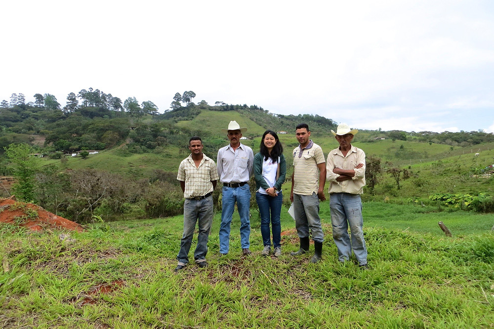 ACE Coffee Erin with farmers in Honduras