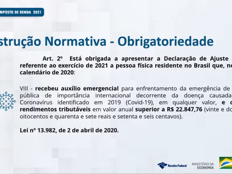 Beneficiário do auxílio emergencial terá de declarar IR neste ano, informa Receita