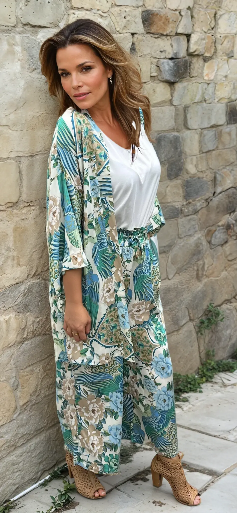 Thumbnail: ‘Caprice Collection’ Ruffle Waist Pants 