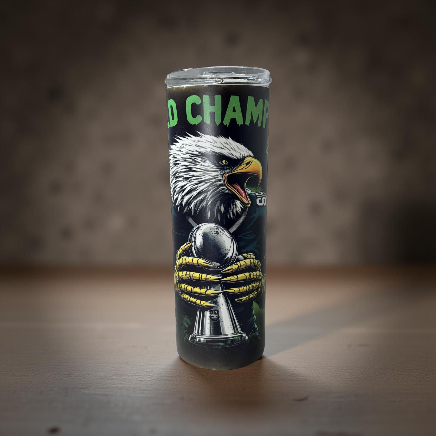 Eagles Championship tumbler by Kylia's Korner, LLF