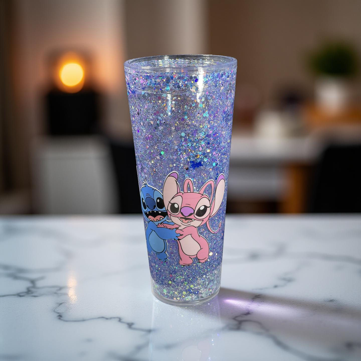 Stitch snowglobe tumbler by Kylia's Korner, LLC