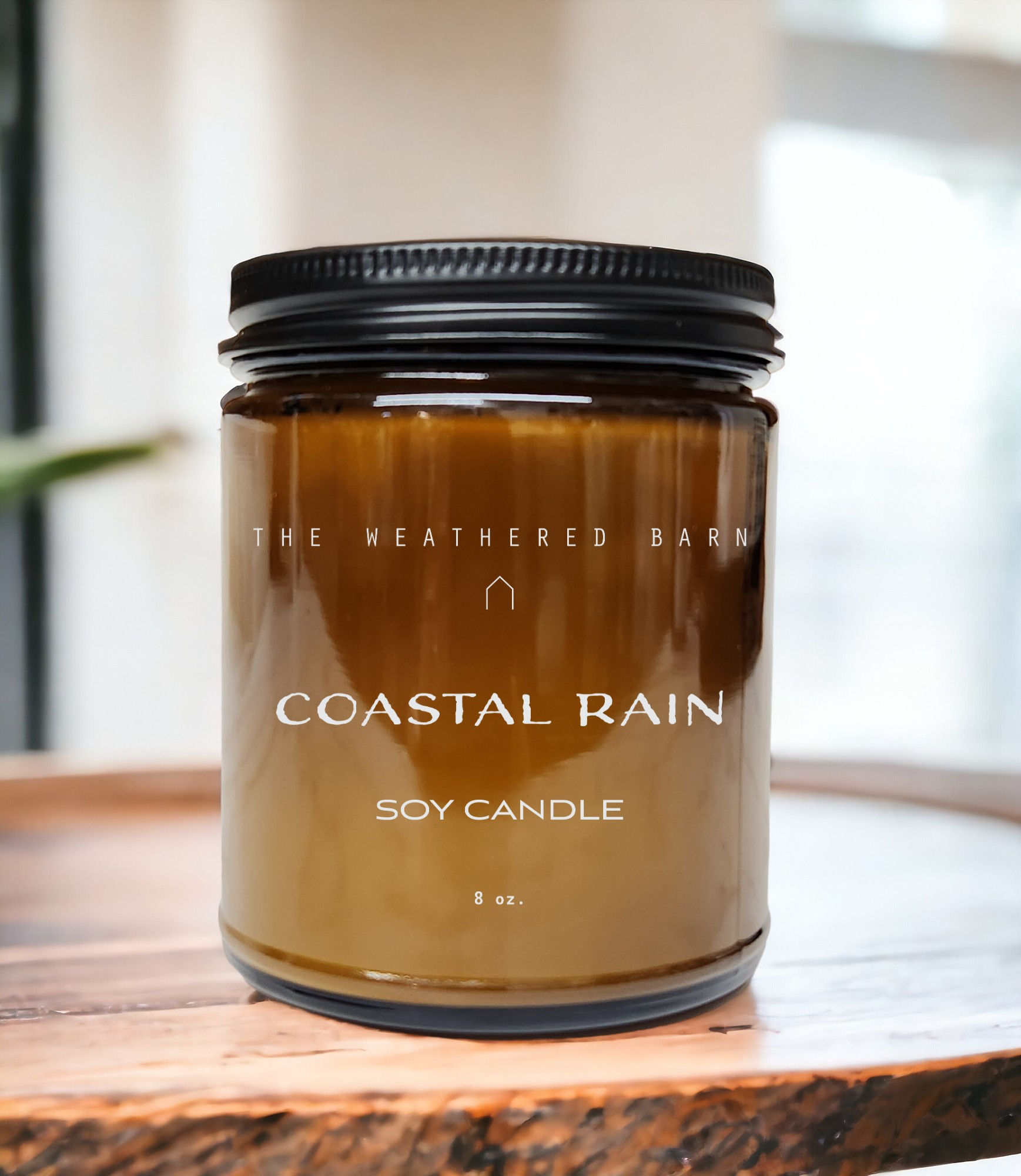 Coastal Rain Hand- Poured Soy Candle