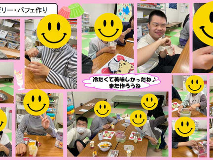 ゼリー・パフェ作り