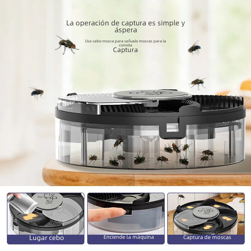 Thumbnail: Automatic Silent Fly Trap USB for Home and Business