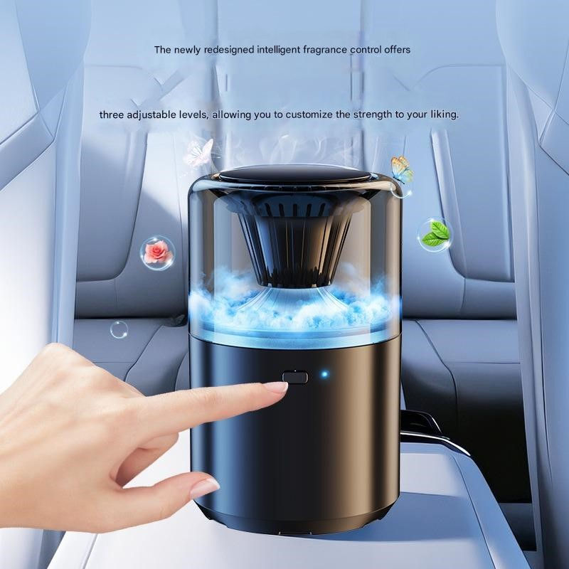 Thumbnail: Car Start-stop 6-color Ambient Light with Built-in Fragrance Diffuser New Long-l