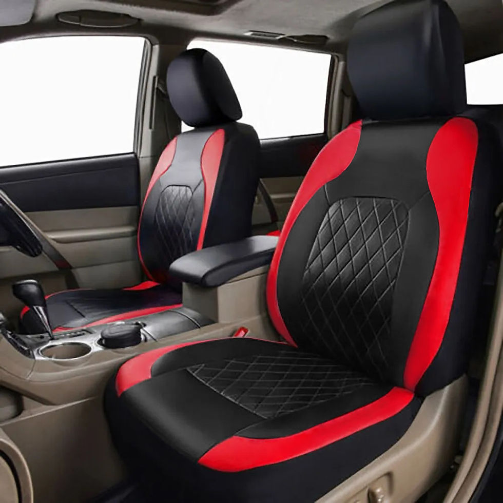Thumbnail: All Season Quited PU Leather Car Seat Cover Full Surrounded Seat Protector Water