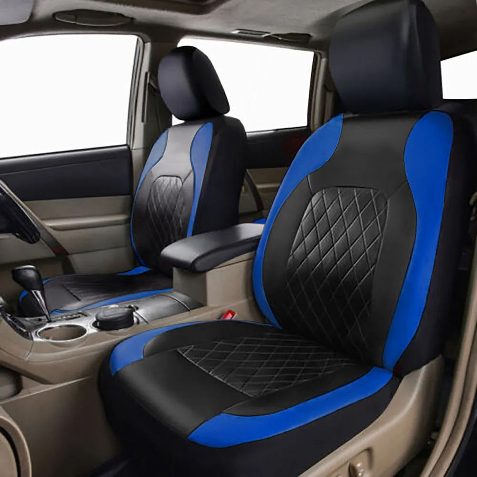 Thumbnail: All Season Quited PU Leather Car Seat Cover Full Surrounded Seat Protector Water